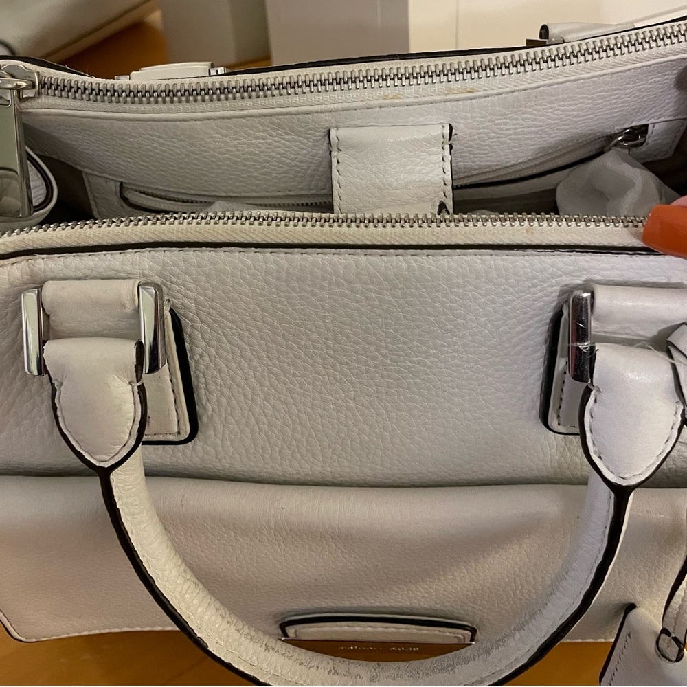 Michael Kors White Satchel - Picture 2 of 9